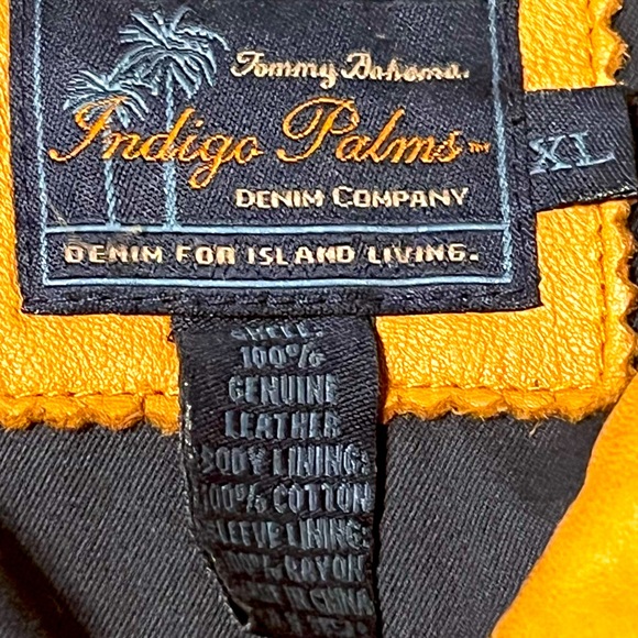 Tommy Bahama Genuine XL Leather Coat - Picture 9 of 9